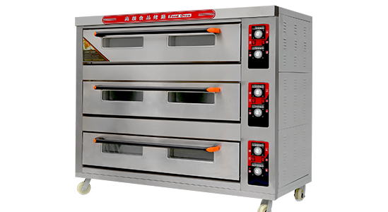 3 Deck 9/12 Tray Gas Oven